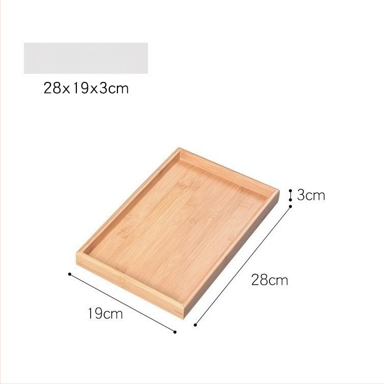 Medinis kvadratinis patiekalų padėklas su galimybe pritaikyti individualiai ir logotipo spausdinimu