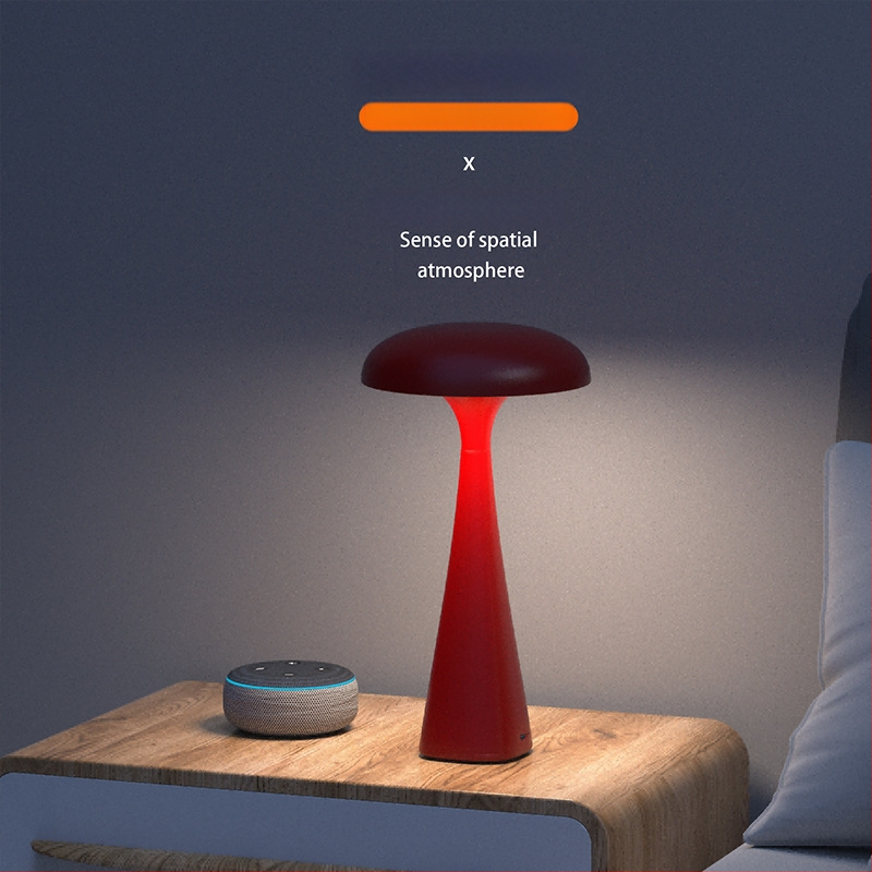 Kreativna stolna lampa u obliku meduze-gljive, prijenosno USB napajanje, dodirno upravljanje, noćna rasvjeta za atmosferu