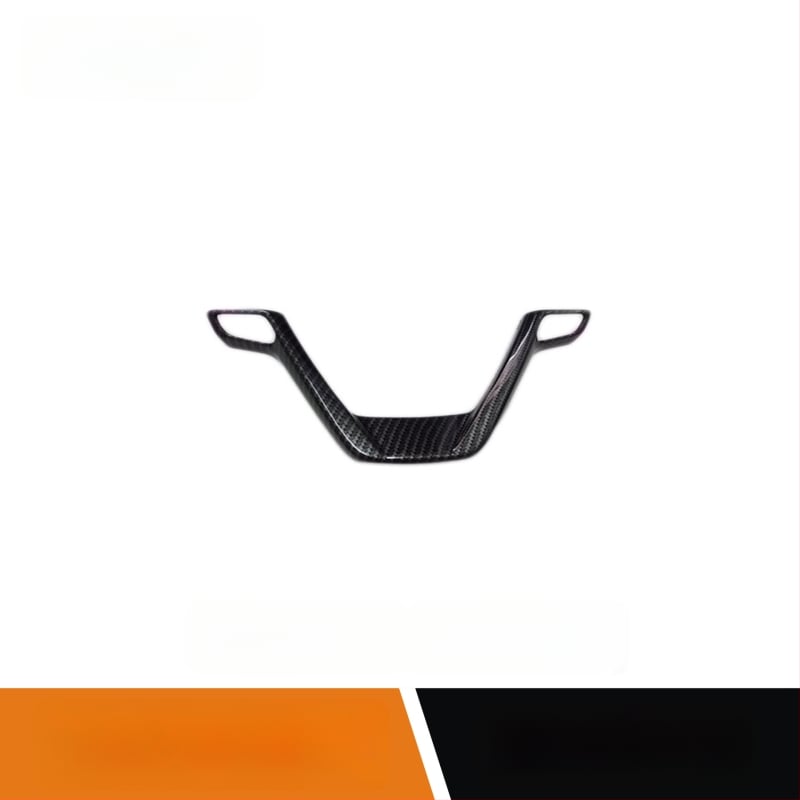 У-образна декоративна лайсна за волан с пайети, ABS пластмаса, за Toyota Highlander (2015–2019), без печатано лого