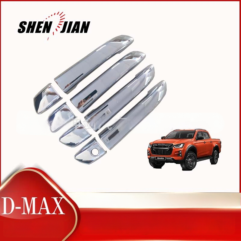 D-MAX Blade-type ABS декоративна лайсна за предни фарове, обков на дръжката на вратата, капачка на резервоара и задна рамка на светлините