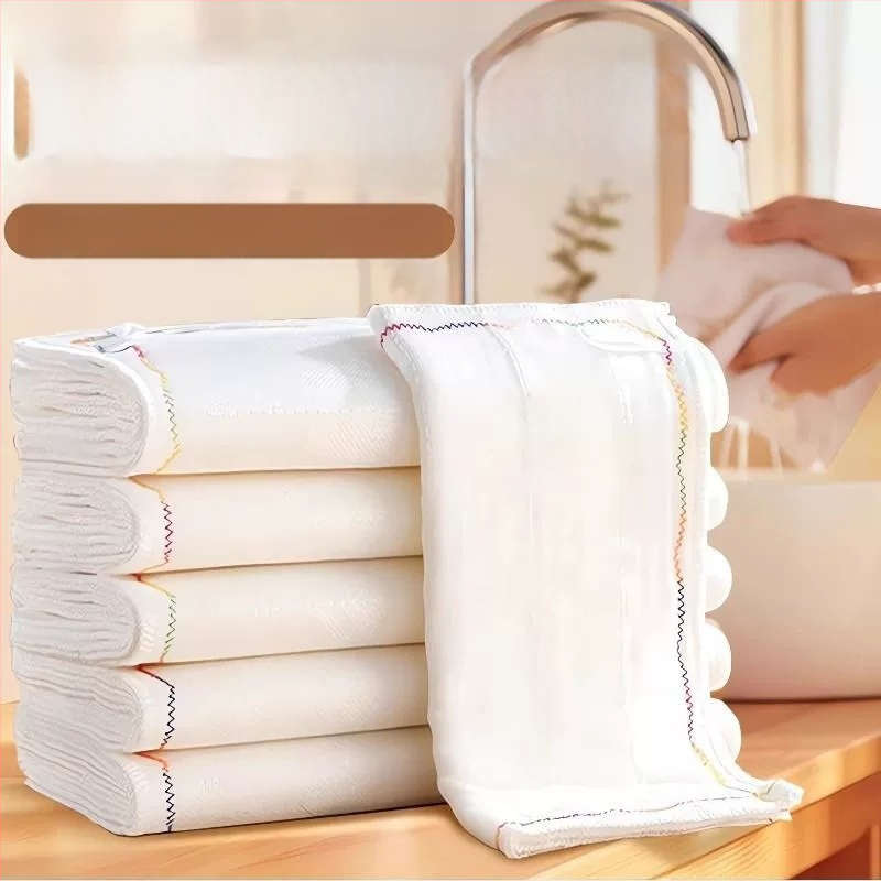 Indų plovimo šluostė iš medvilnės siūlo, vienos spalvos, itin stora, sugeria vandenį, tinkama puodams ir dubenims