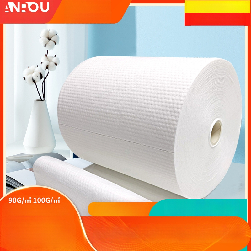 Еднократна кърпа за фризьорски салон от дървни влакна, удебелена, 90–110 г, абсорбираща 0–5 сек, персонализираема, 9 ролки в пакет