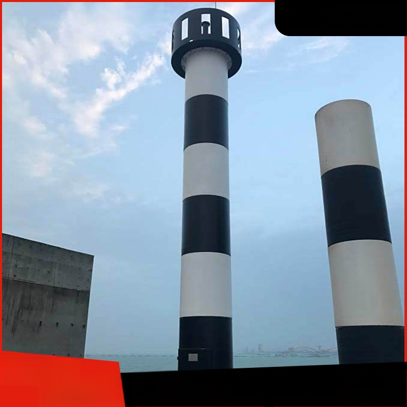 Stâlp de iluminat pentru navigația maritimă — aliaj de aluminiu, pilon de oțel anti-coliziune, brand Dong Jiarui