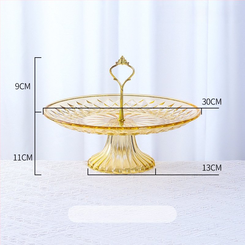 Műanyag gyümölcstál, kültéri stílus, egyszerű dizájn, első osztályú minőség