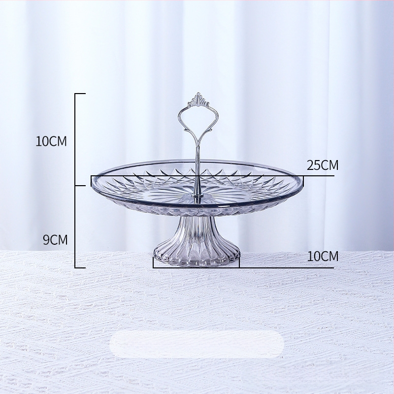 Műanyag gyümölcstál, kültéri stílus, egyszerű dizájn, első osztályú minőség