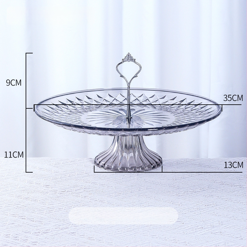 Műanyag gyümölcstál, kültéri stílus, egyszerű dizájn, első osztályú minőség