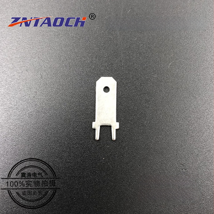 6,3 mm prošireni PCB umetak za lemljenje, 2000 komada, PCB lemni terminal, ravni priključci