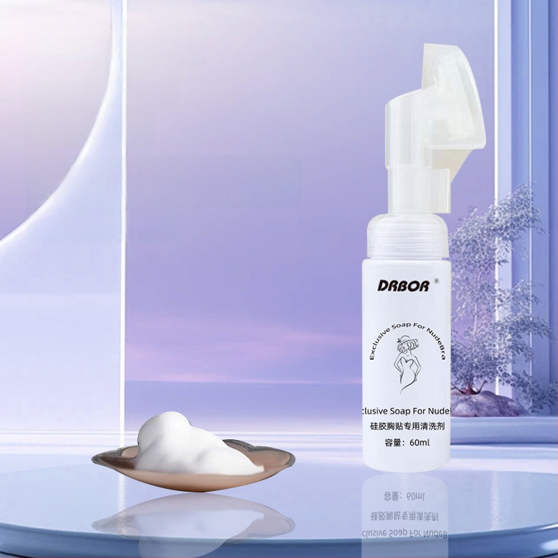 DRBOR valymo skystis silikoniniams krūties pleistrams, 60 ml, Guangdong