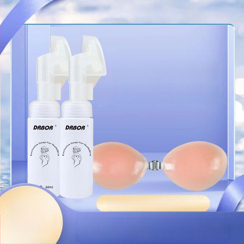 DRBOR valymo skystis silikoniniams krūties pleistrams, 60 ml, Guangdong