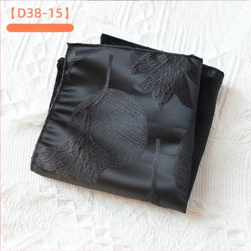 Džepni rubac — retro Jacquard poliester tkanina, mrežasti uzorak