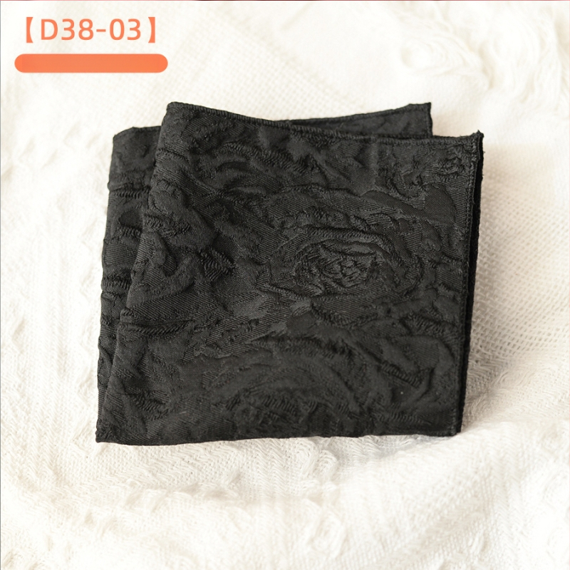 Džepni rubac — retro Jacquard poliester tkanina, mrežasti uzorak