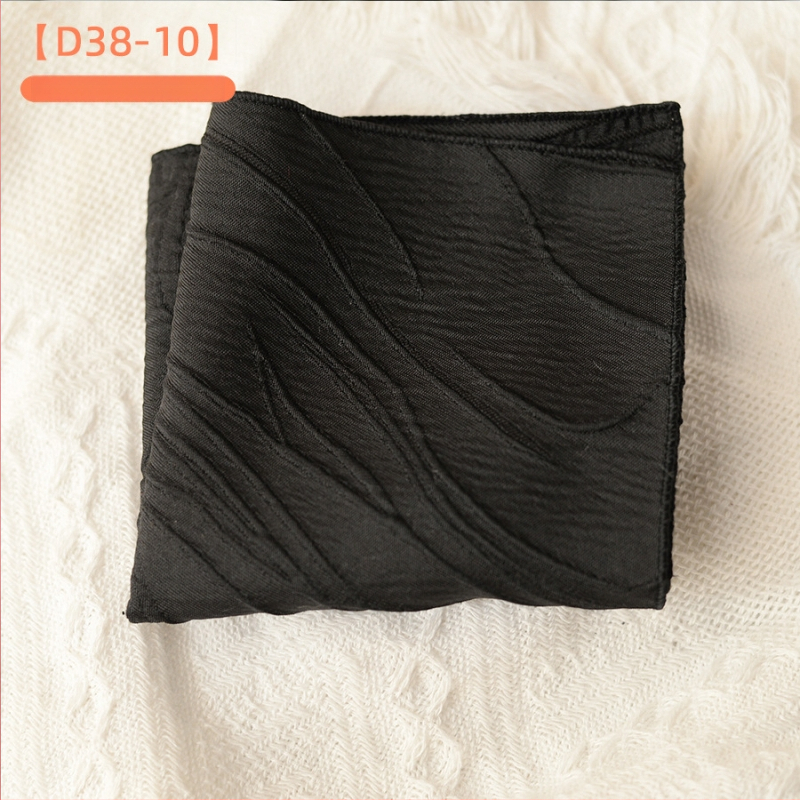 Džepni rubac — retro Jacquard poliester tkanina, mrežasti uzorak