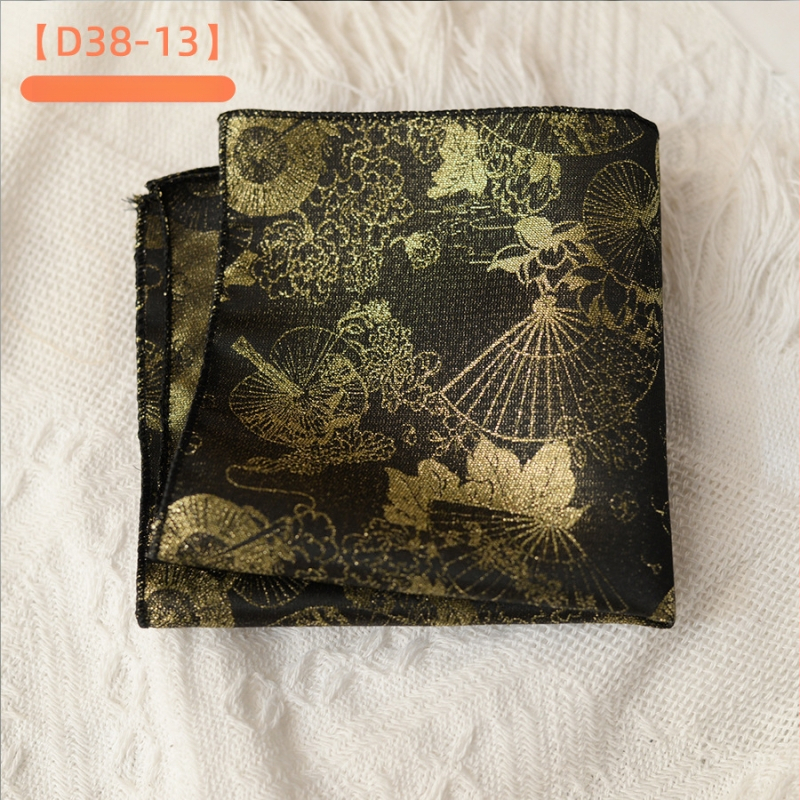 Džepni rubac — retro Jacquard poliester tkanina, mrežasti uzorak