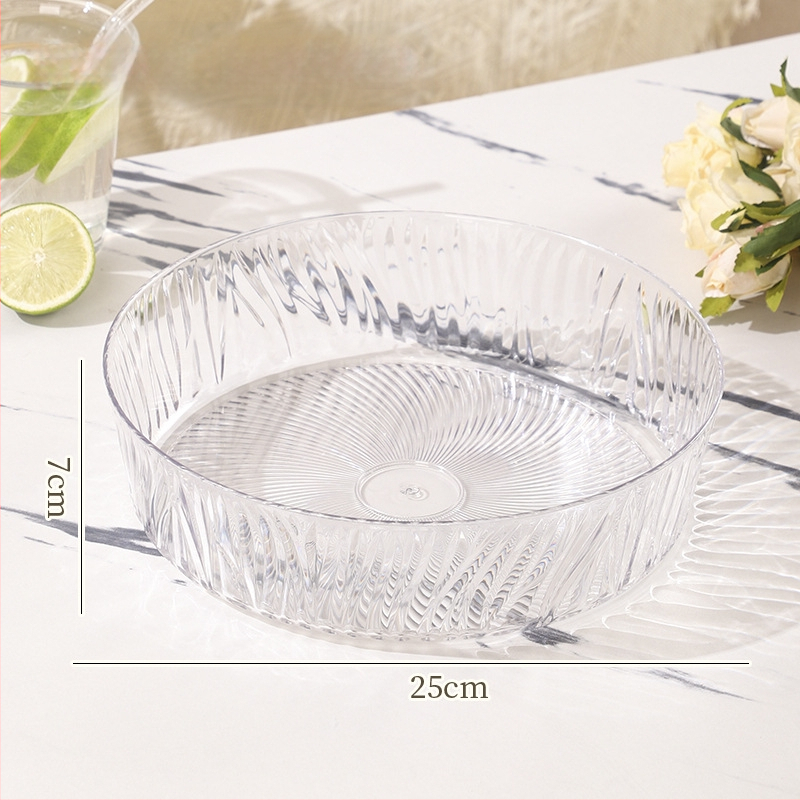 Fedéllel gyümölcstál – műanyag, könnyed luxus textúra, európai stílus, nagy kapacitás száraz gyümölcsre és édességekre