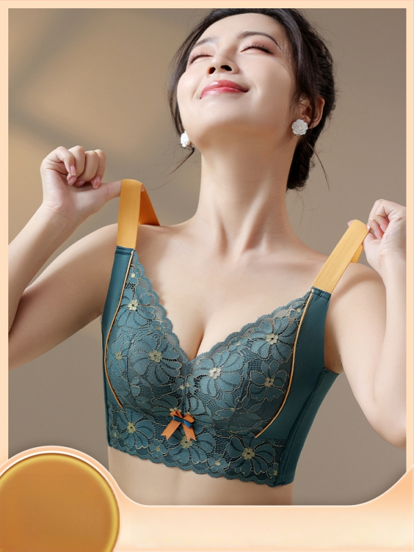 Daiguina nailoninė liemenėlė mažoms krūtims, 3/4 taurė, forma: plonas viršus ir storesnė apačia, fiksuoti dvigubi petnešos, užpakalinė penkių eilių užsegimas