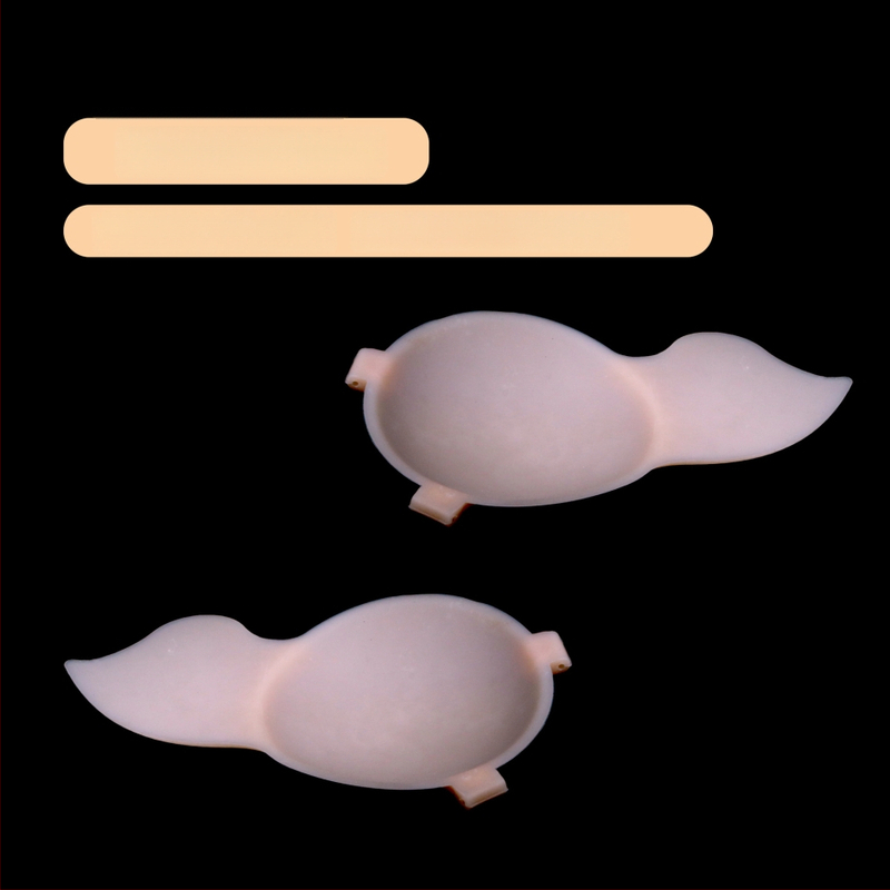 Silicone krūties pleistras – nematomas, itin plonas, lašinio formos, minimalistinis stilius