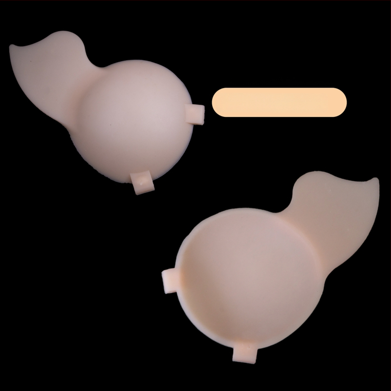 Silicone krūties pleistras – nematomas, itin plonas, lašinio formos, minimalistinis stilius