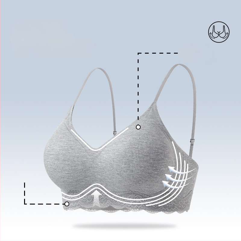 Lademe Push-Up liemenėlė mažoms krūtims, 3/4 kaušelis, kaušelis formuojasi: plonas viršus, storesnis apačia, be metalo žiedų, fiksuoti petnešos, užpakalinė dviejų eilių sagtis