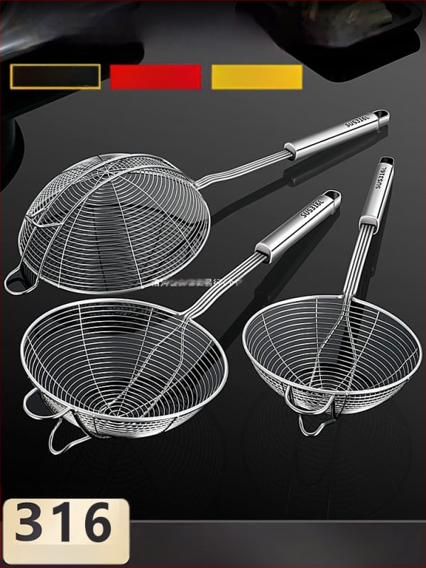 316L nehrđajući čelik, prehrambene kvalitete za goveći hot pot, kućna upotreba, otporan na visoke temperature, držač od nehrđajućeg čelika