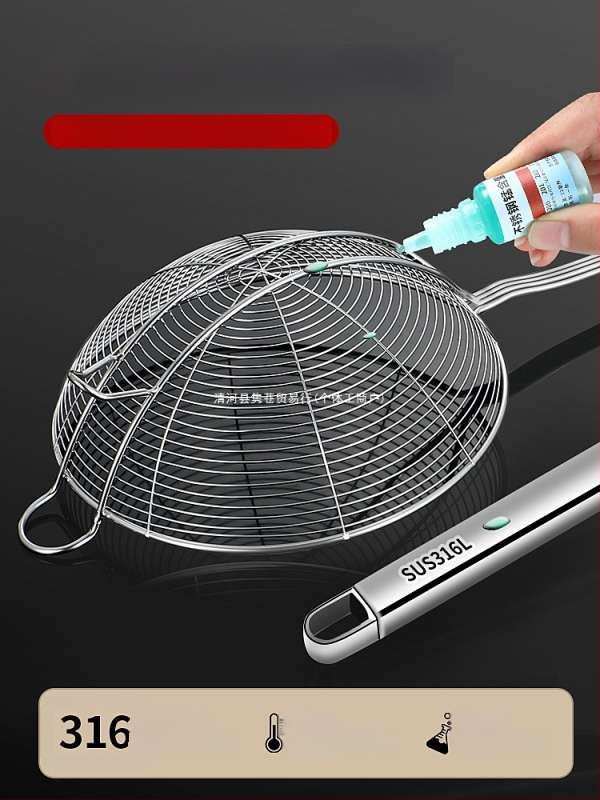 316L nehrđajući čelik, prehrambene kvalitete za goveći hot pot, kućna upotreba, otporan na visoke temperature, držač od nehrđajućeg čelika