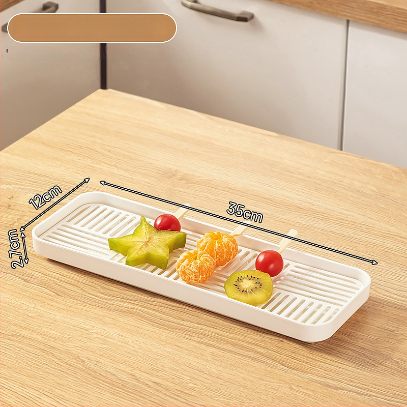 Plastikinė Candied Hawthorn parodomoji plokštelė, kvadratinė forma, modernus paprastas stilius, logotipo spausdinimas ir pritaikymas galimi