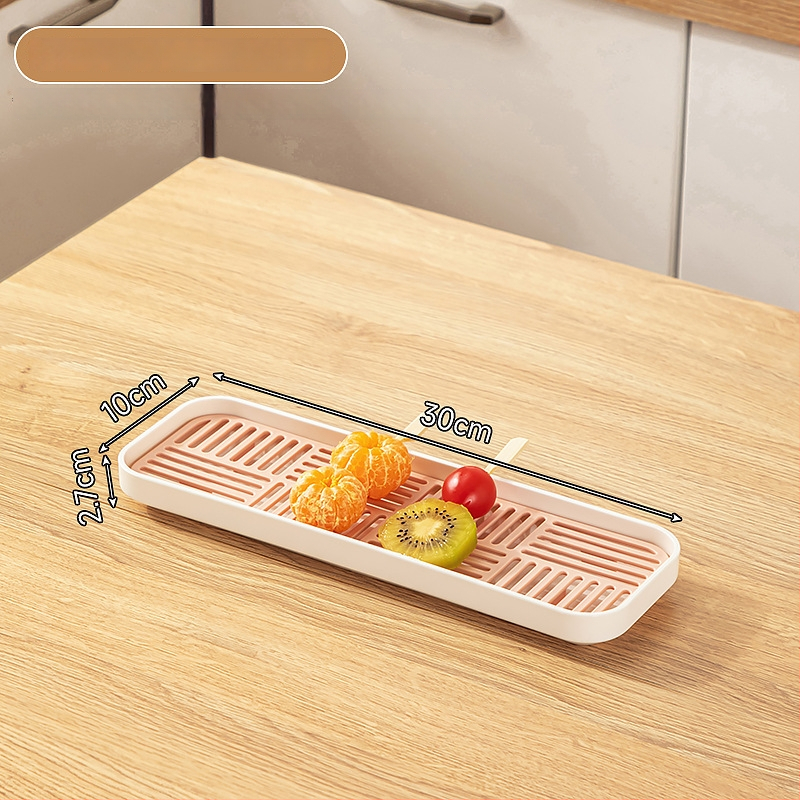 Plastikinė Candied Hawthorn parodomoji plokštelė, kvadratinė forma, modernus paprastas stilius, logotipo spausdinimas ir pritaikymas galimi