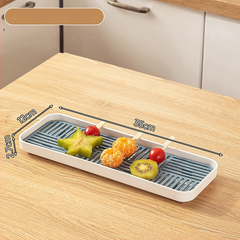 Plastikinė Candied Hawthorn parodomoji plokštelė, kvadratinė forma, modernus paprastas stilius, logotipo spausdinimas ir pritaikymas galimi