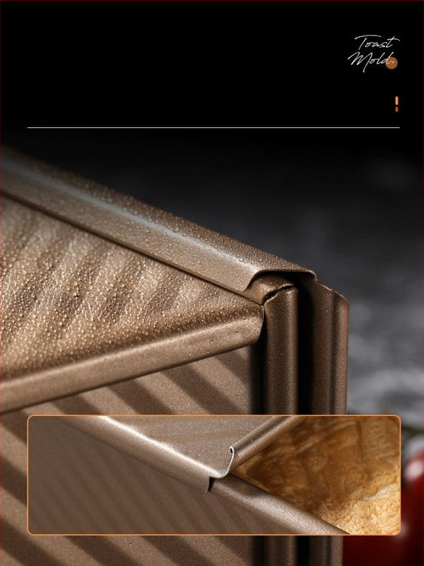 Kalup za tost s poklopcem, pravokutni kalup za pečenje kruha i kolača, kućna upotreba