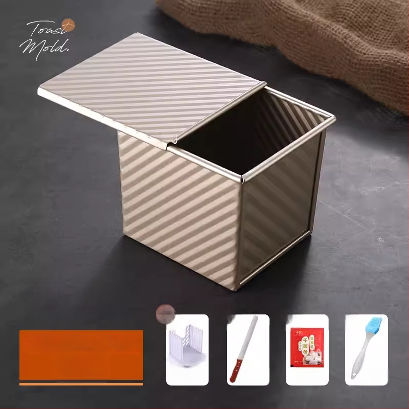 Kalup za tost s poklopcem, pravokutni kalup za pečenje kruha i kolača, kućna upotreba