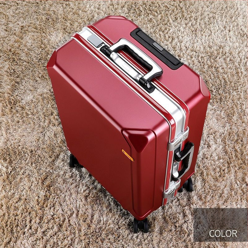 Куфар за пътуване от ABS материал, зип-отваряне, USB порт за зареждане, универсални колела и тегло 4 кг.