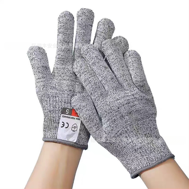 Runfeng γάντια προστασίας από περικοπές, 13-γκέιντζ επίπεδο 5, ανθεκτικά στη φθορά, διαπνέοντα, τροφίμου ποιότητας για κουζίνα HPPE/γυάλινη ίνα/σπάντεξ