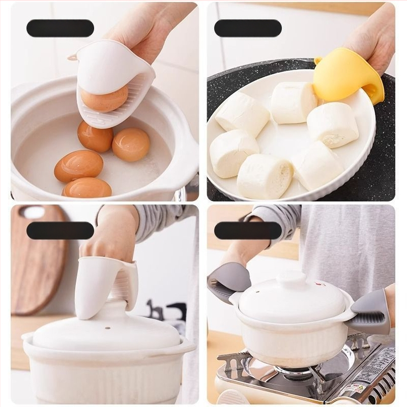 Γάντια φούρνου από σιλικόνη, θερμοανθεκτικά, παχιά, για οικιακή χρήση, κατάλληλα για φούρνο, κατσαρόλες, μικροκύματα и ψήσιμο