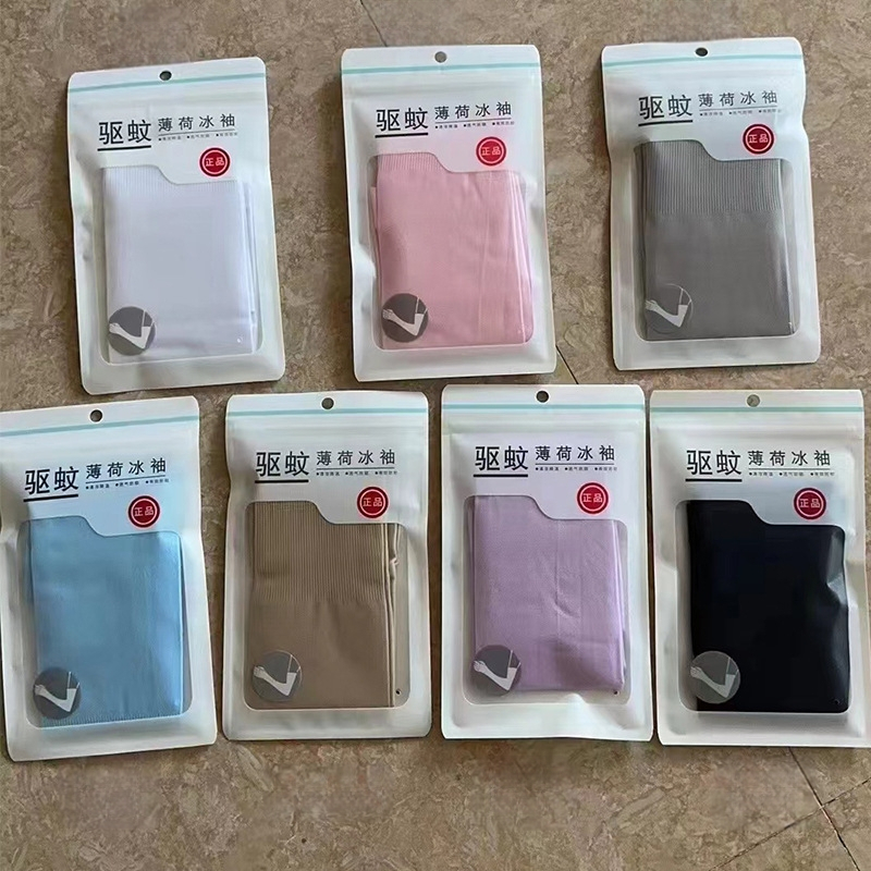 Manșon pentru braț Mushroom Mountain – repelent împotriva țânțarilor cu efect răcoritor de mentă, protecție UV, material nylon (conținut 71–80%), stil sportiv vară 2024