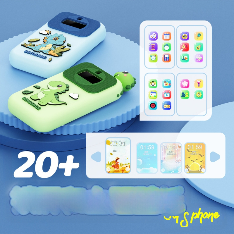 Laste digitaalne kaamera 2,8-tollise LCD-ekraaniga, 20 MP sensor, TF-kaardiga salvestus, videorežiim, ABS + silikoongeeli korpus