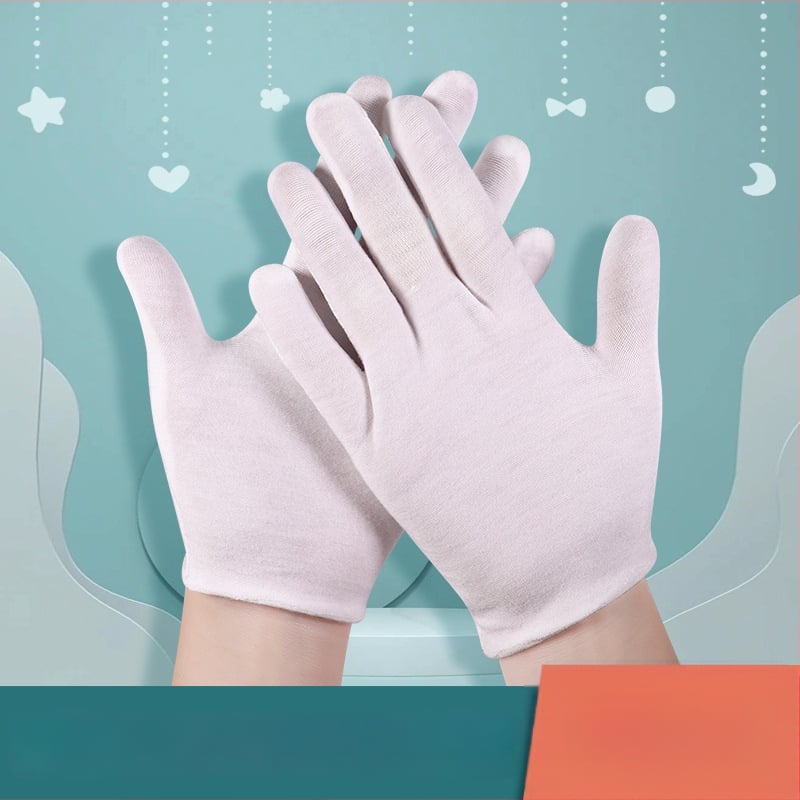 Γάντια προστασίας για μαθητές δημοτικού; σετ εθιμοτυπίας, απόδοσης και υψώματος σημαίας; διαπνεύσιμο λεπτό ύφασμα; 12 ζεύγη ανά τύπο