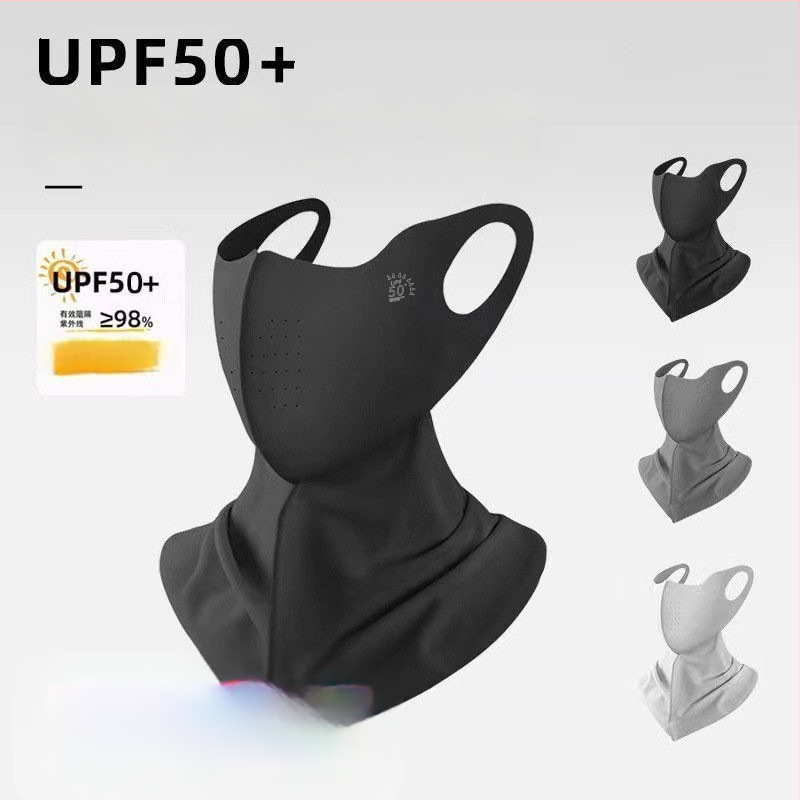 Kaklo movos šalikas lauko sportui: UV apsauga, vėjo ir dulkių apsauga, nailono audinys, universalus sportinis stilius