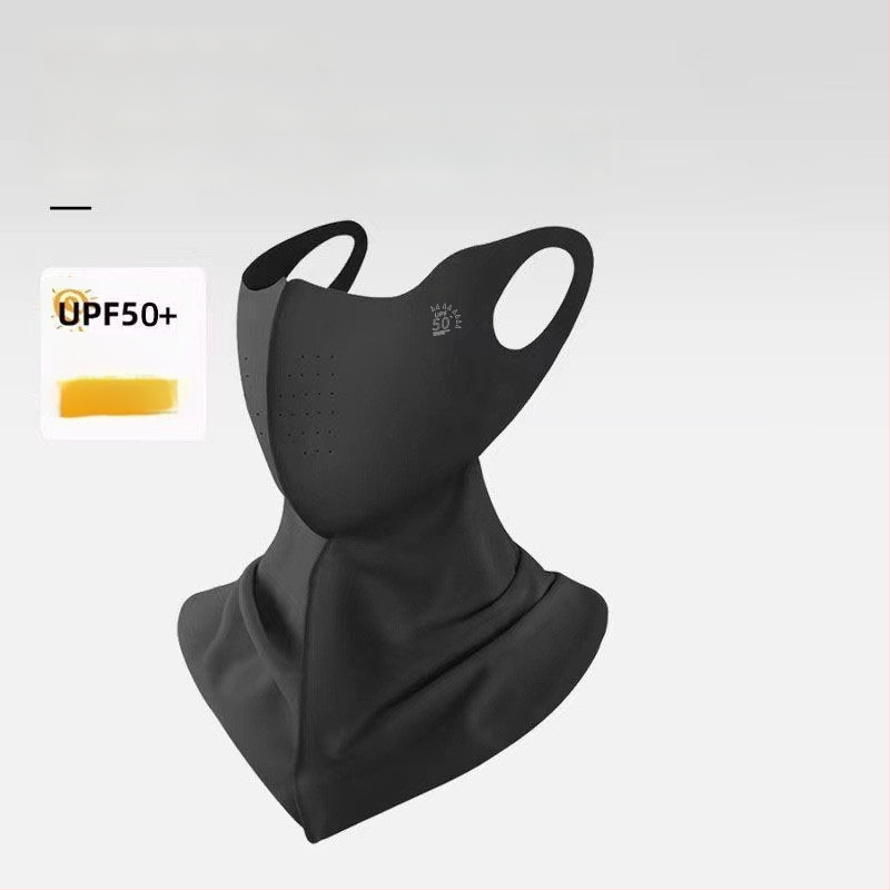 Kaklo movos šalikas lauko sportui: UV apsauga, vėjo ir dulkių apsauga, nailono audinys, universalus sportinis stilius