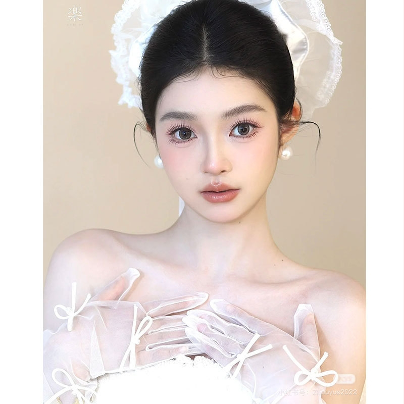 Íj alakú hosszú esküvői kesztyűk hálós anyagból, nők számára, díszítő kiegészítő, 2025 nyara, iroda hölgy-stílus