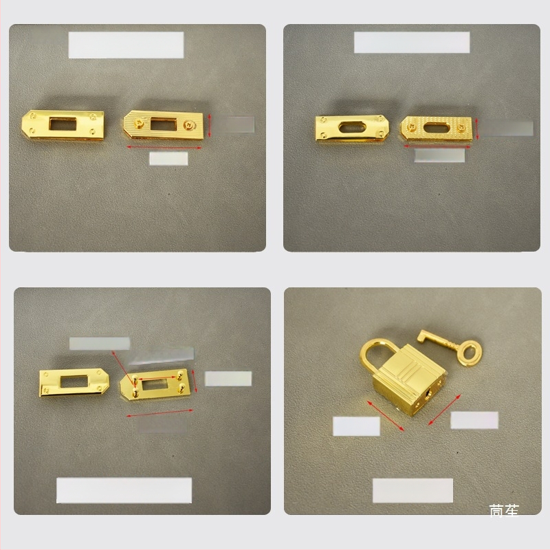 Rankų darbo kuprinės spyna ir sagties metaliniai komponentai