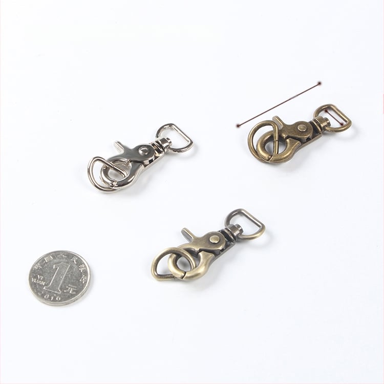 Метална лобстер кука с D-образна халка за чанти – DIY хардуер за чанти, код на продукта Hywxkkkswwtewk