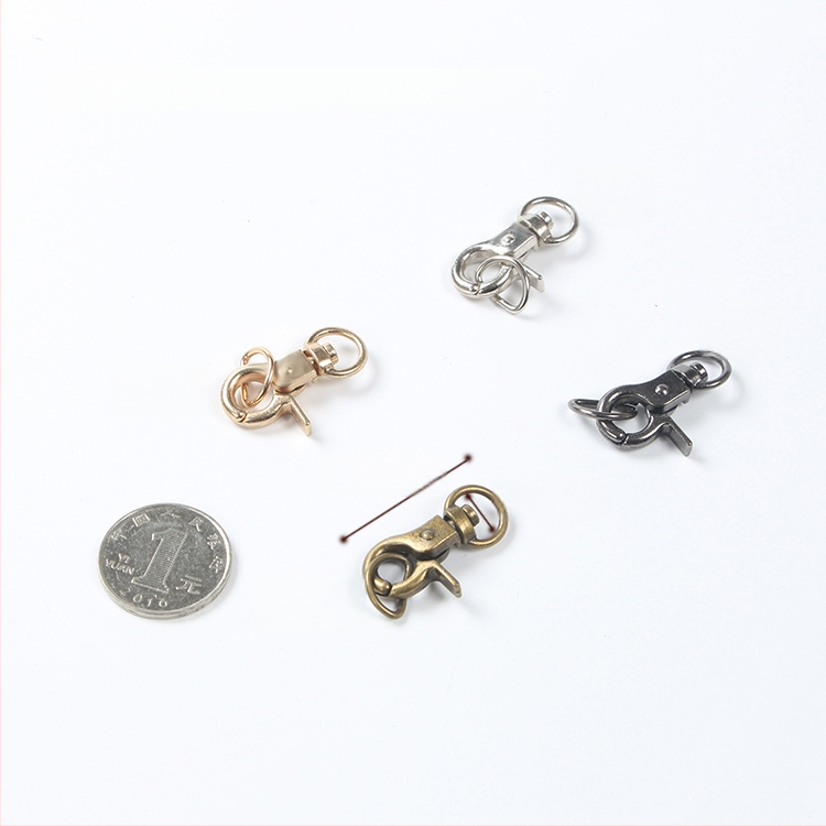 Метална лобстер кука с D-образна халка за чанти – DIY хардуер за чанти, код на продукта Hywxkkkswwtewk