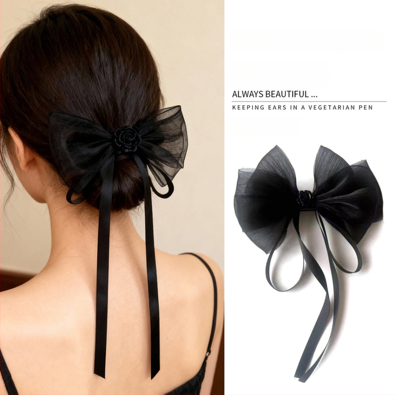 Kézzel készített textil alapú hajcsat rugós klipszel – koreai stílusú gyerekeknek