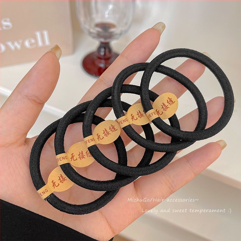 Hajgumi Little ai | 5 darabos készlet, Nylon, Kézzel készített, Egyszerű, nyom nélküli stílus, 2025 tavasz