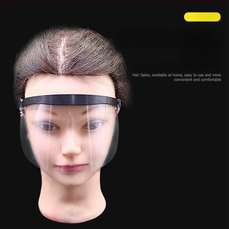 Vienkartinis veidojimo skydelis plaukų kirpimui, PET, 0.075 mm storis, apsauga nuo plaukų lūžių, 50 vnt. pakuotė, tinkama kirpykloms