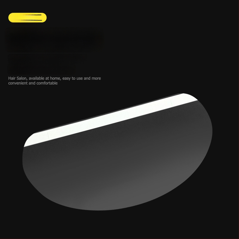 Vienkartinis veidojimo skydelis plaukų kirpimui, PET, 0.075 mm storis, apsauga nuo plaukų lūžių, 50 vnt. pakuotė, tinkama kirpykloms