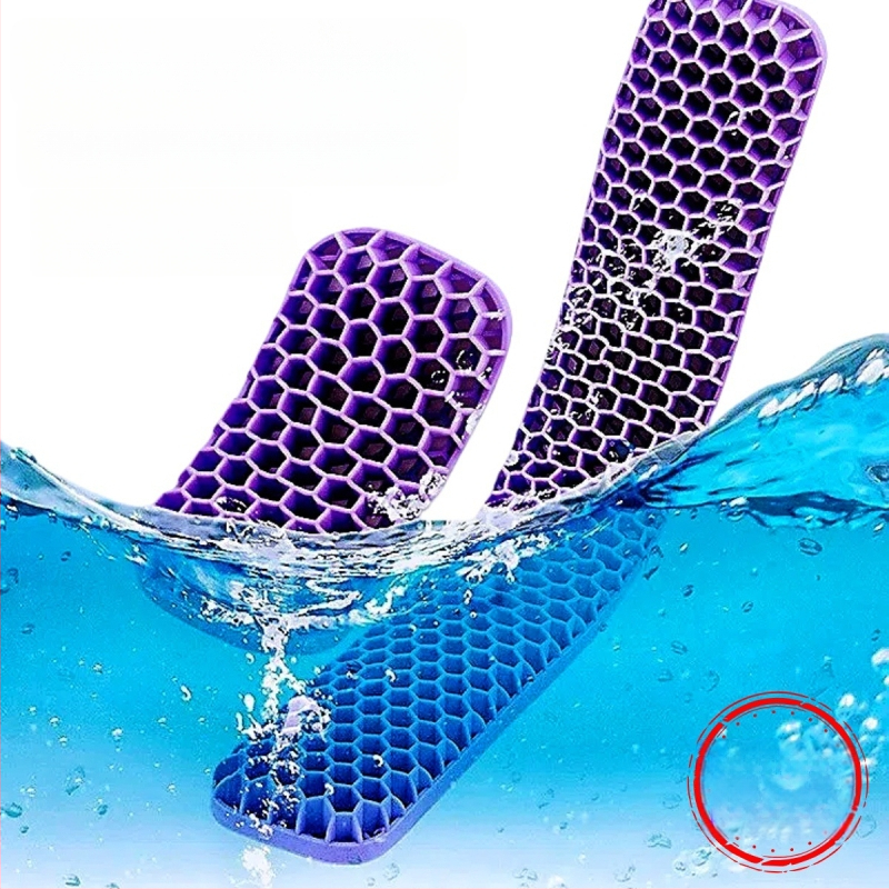 Rokas atbalsta plāksne tastatūrai un pelei – divpusēja TPE ar dobumu dizainu, biroja lietošanai, ūdensizturīgs, pretslīdošs, nolietojumizturīgs, viegli tīrāms