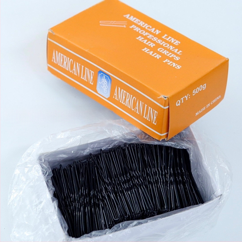 Fém U- alakú hajcsat, egylapós csat, sütőben lakkozott felület, uniszex, 2022 tél kiadás