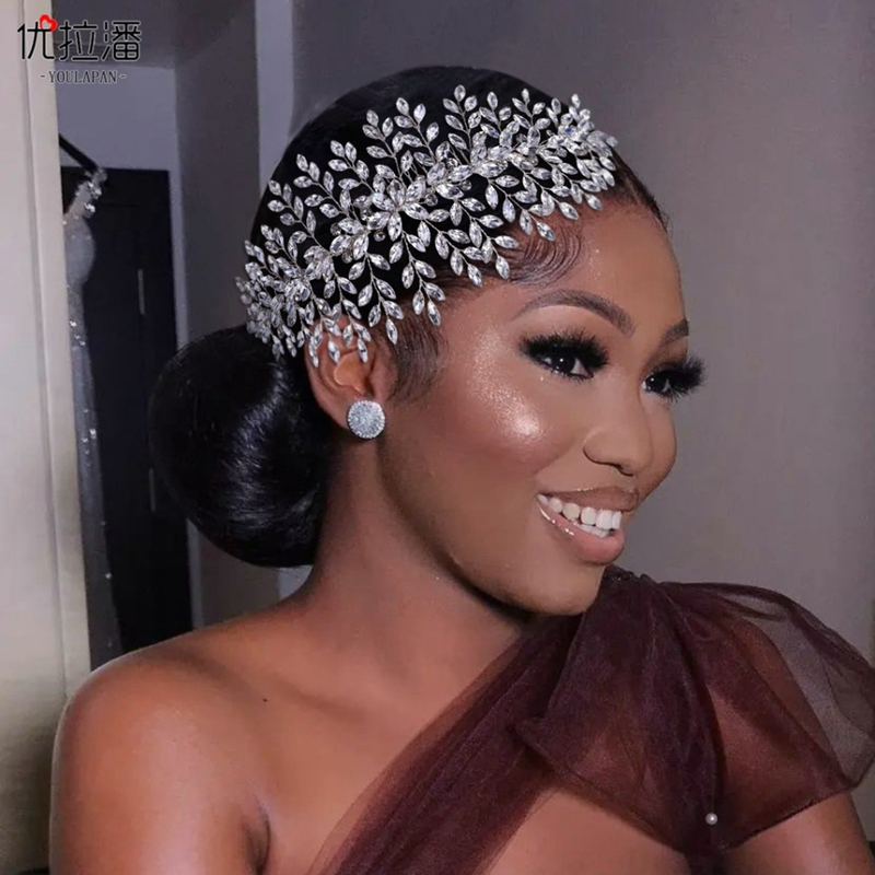 Plaukų šukė – rankų darbo rhinestone vestuvinis papuošalas plaukams (Prekės ženklas: Yulapan; Medžiaga: Rhinestone; Kristalų tipas: Rhinestone; Apdirbimas: rankų darbo)