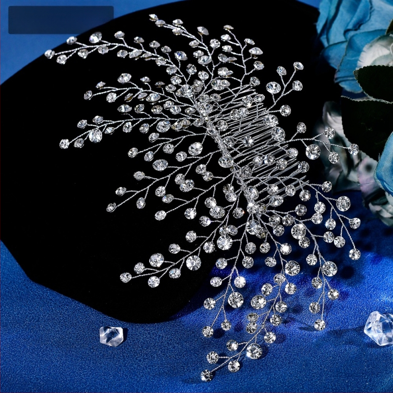 Birthday star CP827 rhinestones plaukų aksesuaras – rankų darbo galvos puošmena