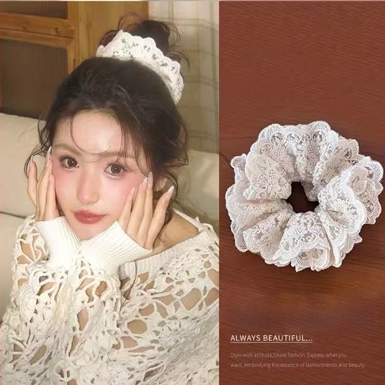 Hajgumi copfhoz, textil anyagból, kézzel készült, egzotikus stílus, magas rugalmasság, 2025 tavasz